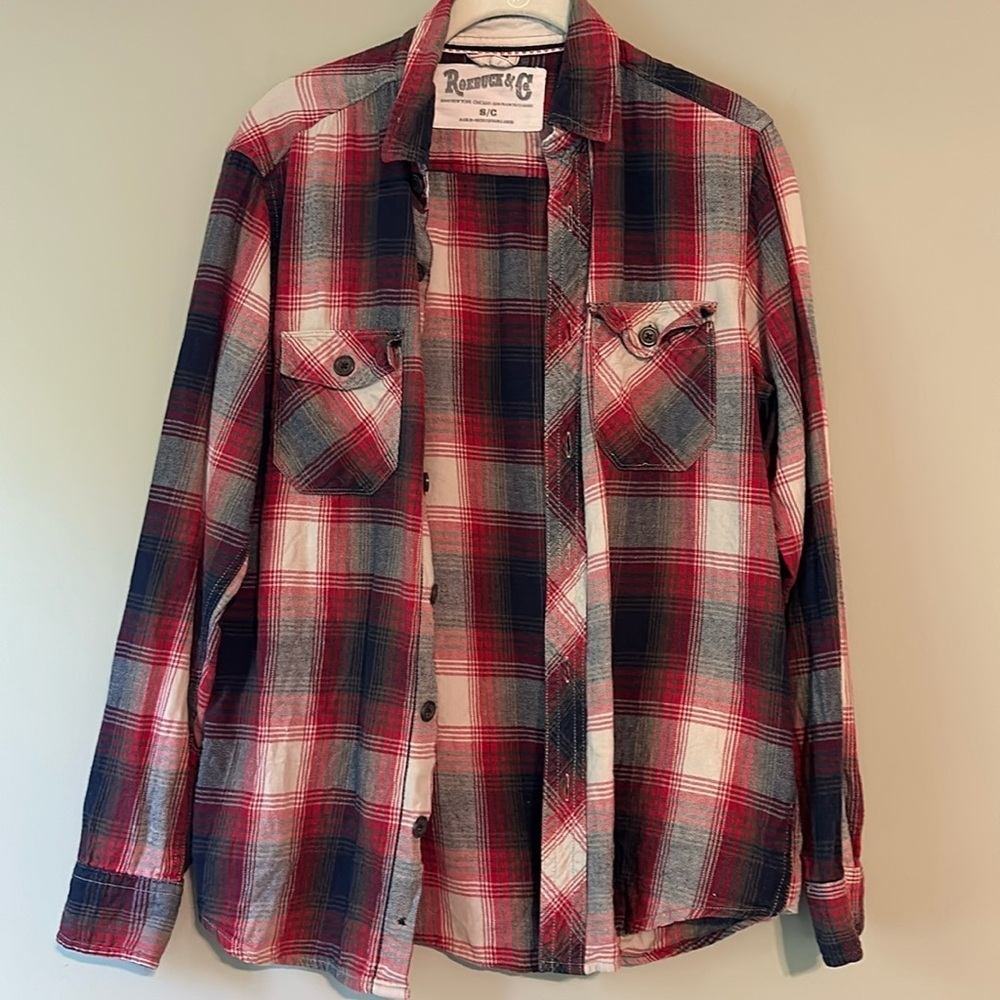 Vintage Roebuck & Co Sears Men’s Flannel S